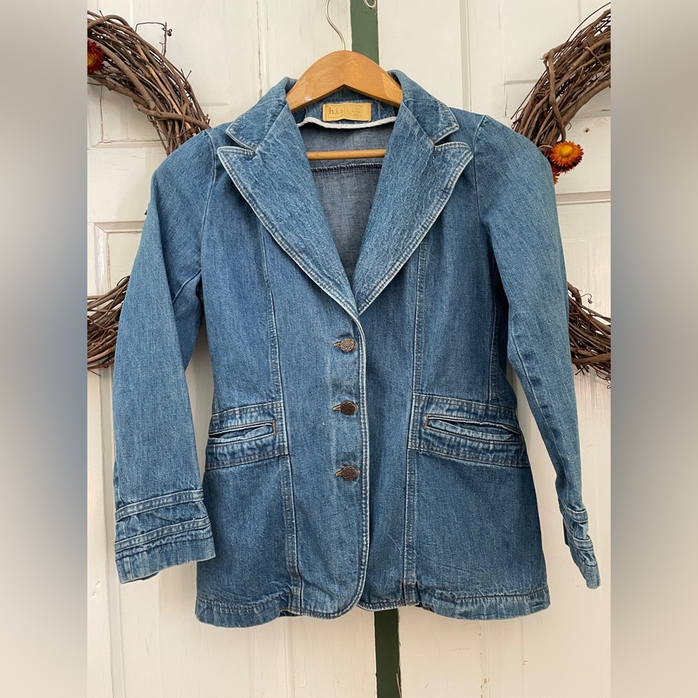 H.I.S. Vintage Denim Blazer Size S